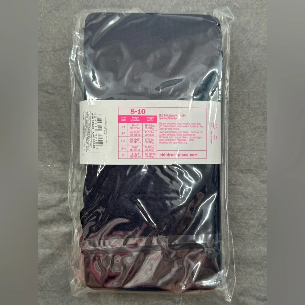 NWT The Children’s Place 2-Pack Microfiber Tights